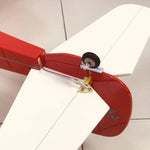 1250mm Wingspan Sport Plane Balsa Wooden Aircraft Airplane Model ARF - Red - stirlingkit