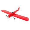 1250mm Wingspan Sport Plane Balsa Wooden Aircraft Airplane Model ARF - Red - stirlingkit