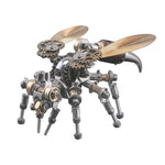 126PCS 3D Metal Wasp Assembly DIY Mechanical Kit Educational Toy - stirlingkit