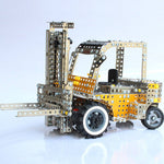 1300PCS Simulation Forklift Model Kit DIY Metal Assembly Educational Toy - stirlingkit