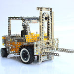 1300PCS Simulation Forklift Model Kit DIY Metal Assembly Educational Toy - stirlingkit