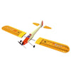 1320mm Wingspan Wooden Trainer Plane Stable Electric Balsa Airplane Assembly KIT  -Orange - stirlingkit