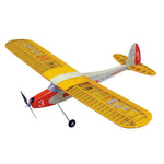 1320mm Wingspan Wooden Trainer Plane Stable Electric Balsa Airplane Assembly KIT  -Orange - stirlingkit