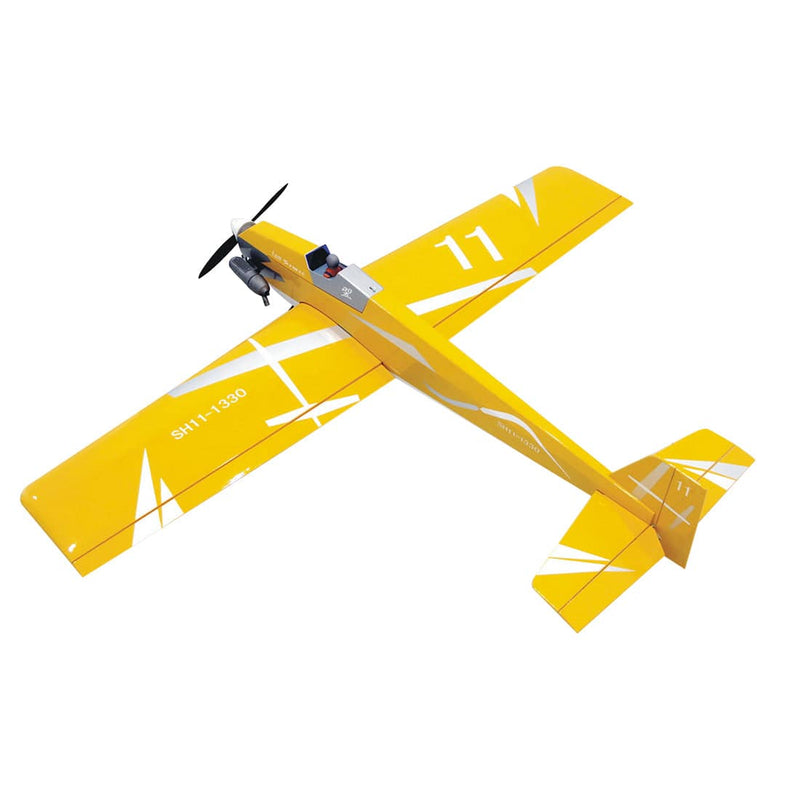 Assembly 1330mm Wingspan Electric Sport Plane Balsa Wooden Airplane KIT SH11-1330 - Red - stirlingkit