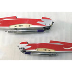 1330mm Wingspan Gas Powered Helicopter RC Sport Plane Balsa Wood Airplane KIT - Red - stirlingkit