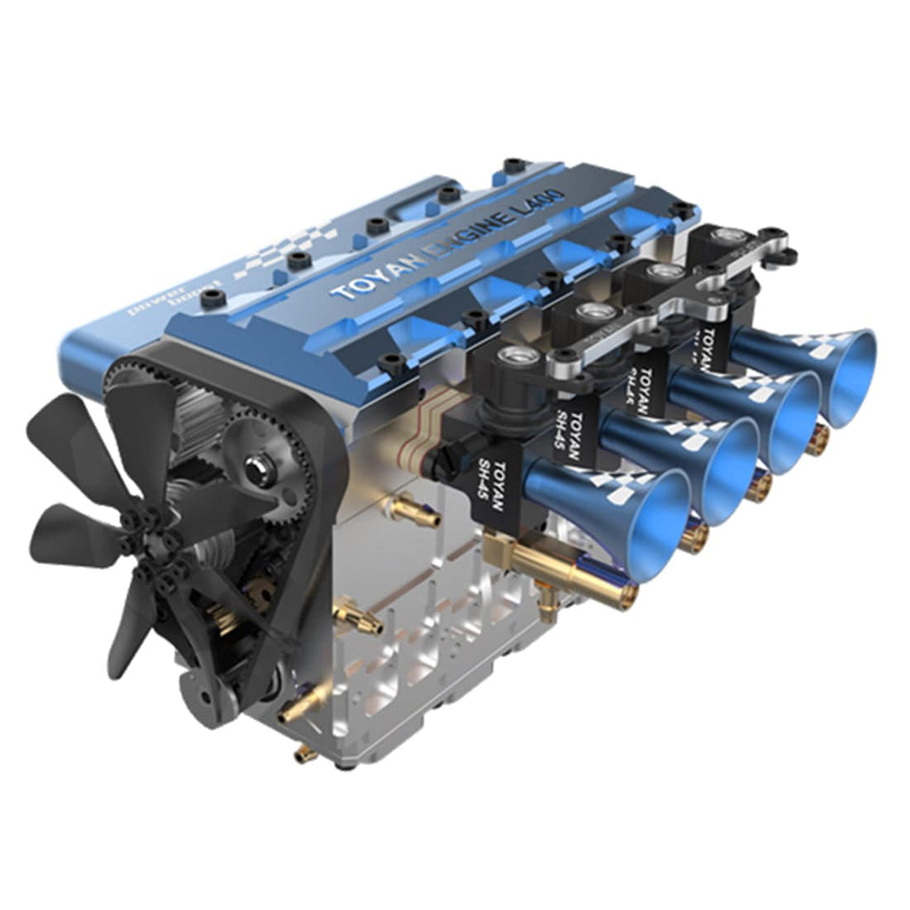 TOYAN FS-L400 14ccエンジン　DIY組み立てキット Amazon.co.jp: MOCDIY TOYAN FS-L400 14cc インライン4気筒 4