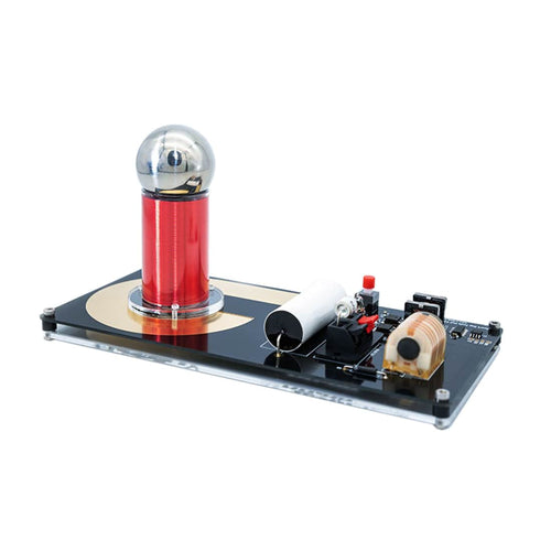 15-24V Current 2A Arc Lighter Powered Tesla Coil Artificial Lightning Generator Experiments Toy - stirlingkit