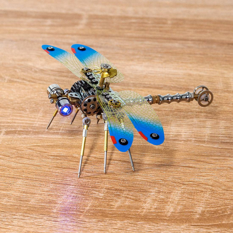 150PCS 3D Metal Golden Dragonfly Model Building Kit - stirlingkit