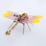 150PCS 3D Metal Golden Dragonfly Model Building Kit - stirlingkit