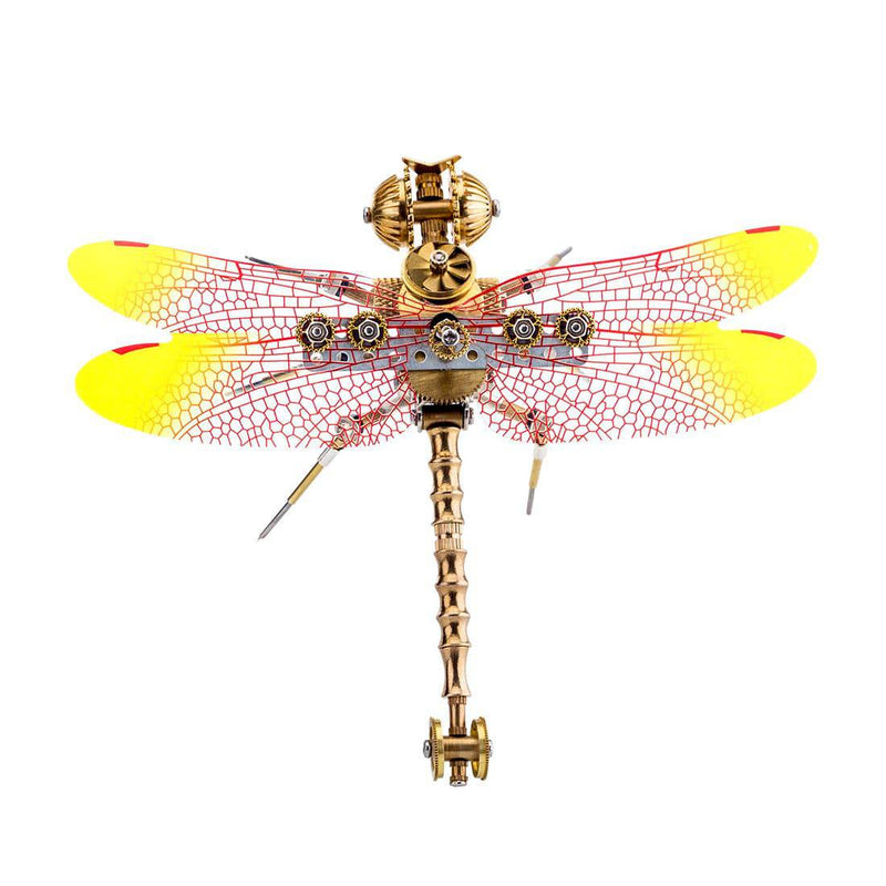 150PCS 3D Metal Golden Dragonfly Model Building Kit - stirlingkit