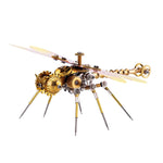 150PCS 3D Metal Golden Dragonfly Model Building Kit - stirlingkit