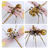 150PCS 3D Metal Golden Dragonfly Model Building Kit - stirlingkit