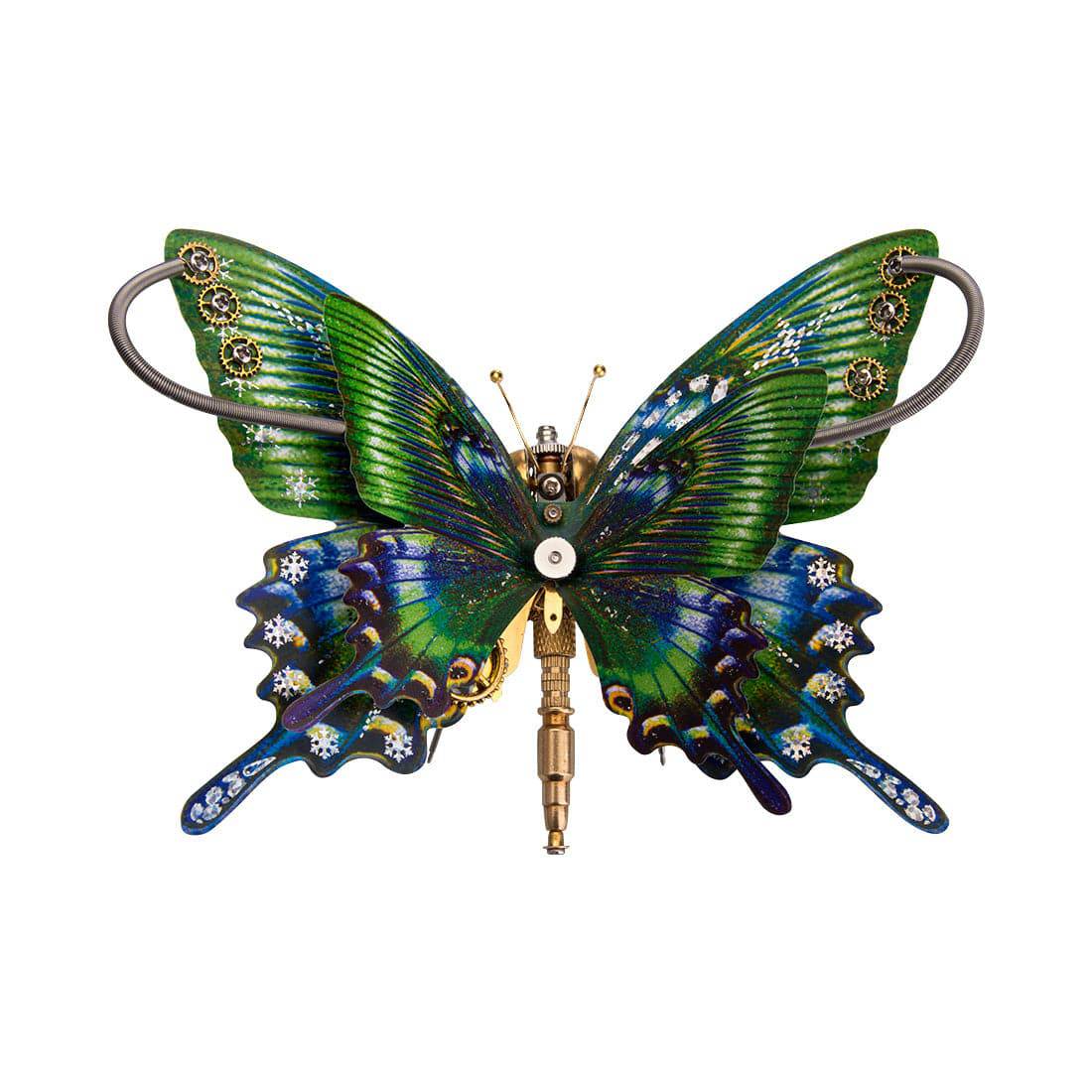 150PCS Steampunk 3D Tiger Swallowtail Butterfly Model Assembly DIY