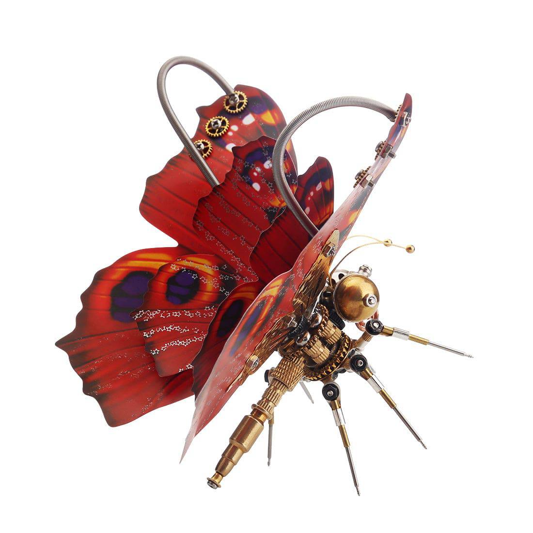 150PCS Steampunk 3D Tiger Swallowtail Butterfly Model Assembly DIY Kit - stirlingkit