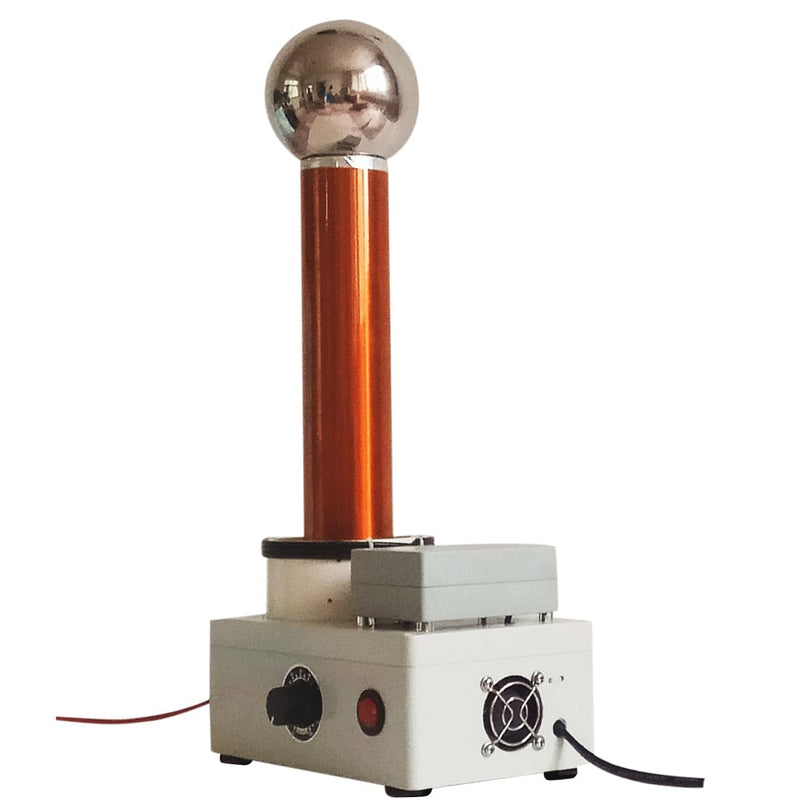 15cm Arc Tesla Coil Demonstration of High Frequency AC Wireless Transmission Lightning Simulator - US Plug - stirlingkit