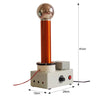 15cm Arc Tesla Coil Demonstration of High Frequency AC Wireless Transmission Lightning Simulator - US Plug - stirlingkit
