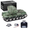 2.4G Soviet KV-2 Simulation 1/16 Military Heavy BattleTank infrared Smoke and Sound Ver.7.0s - stirlingkit