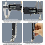 200mm Electronic Digital Caliper with Large LCD Screen - stirlingkit