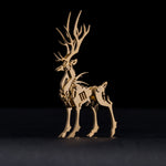 200Pcs+ Christmas Golden Elk Model Metal Model Kits for Adults - stirlingkit