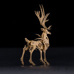 200Pcs+ Christmas Golden Elk Model Metal Model Kits for Adults - stirlingkit