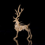 200Pcs+ Christmas Golden Elk Model Metal Model Kits for Adults - stirlingkit