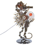 2100PCS Steampunk Seahorse Metal Assembly Model Building Kits with Love Lamp - stirlingkit