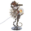 2100PCS Steampunk Seahorse Metal Assembly Model Building Kits with Love Lamp - stirlingkit
