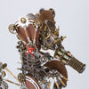 2100PCS Steampunk Seahorse Metal Assembly Model Building Kits with Love Lamp - stirlingkit