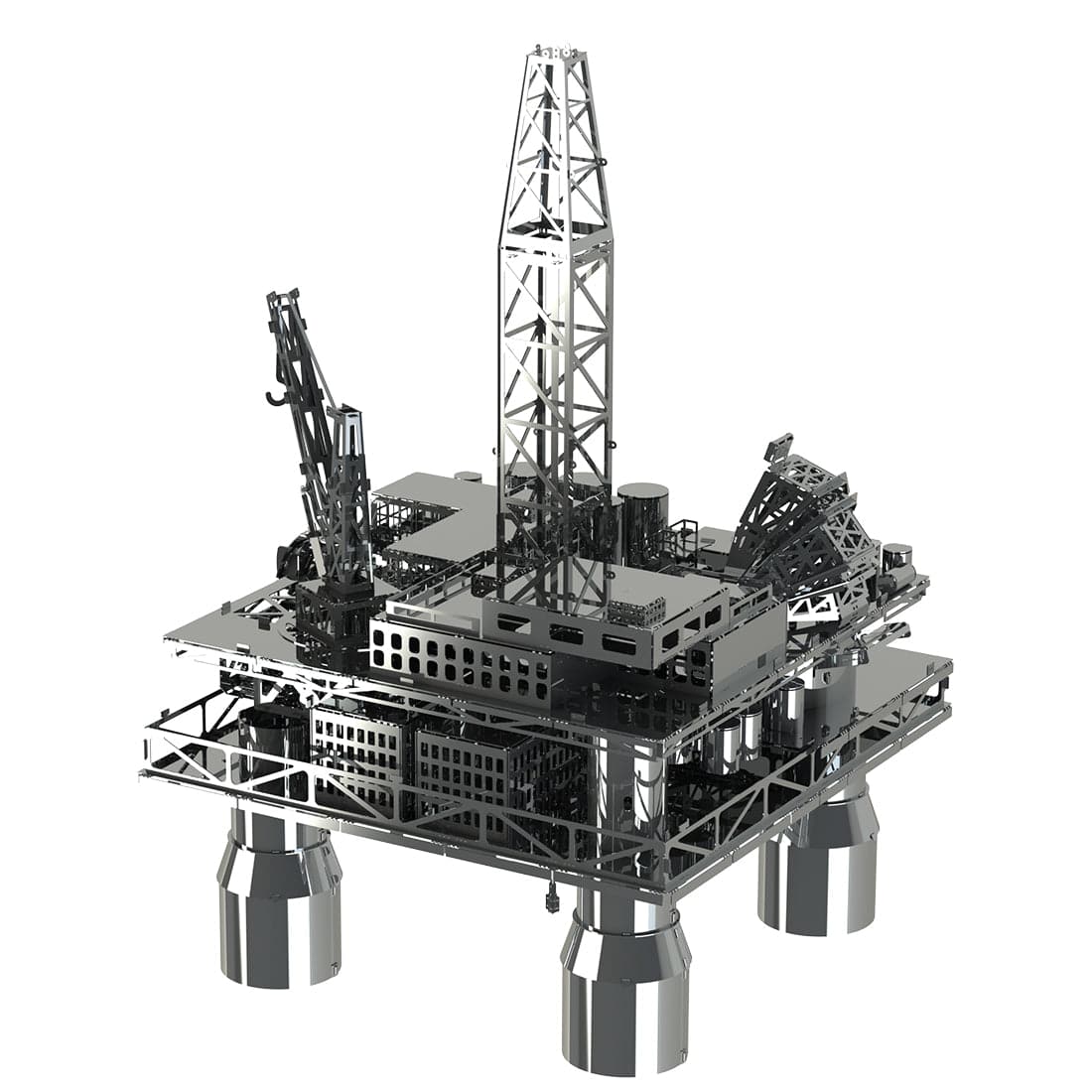 Model Kit Platform 250PCS Offshore Platform 3D DIY Metal Model Building Kit - Stirlingkit