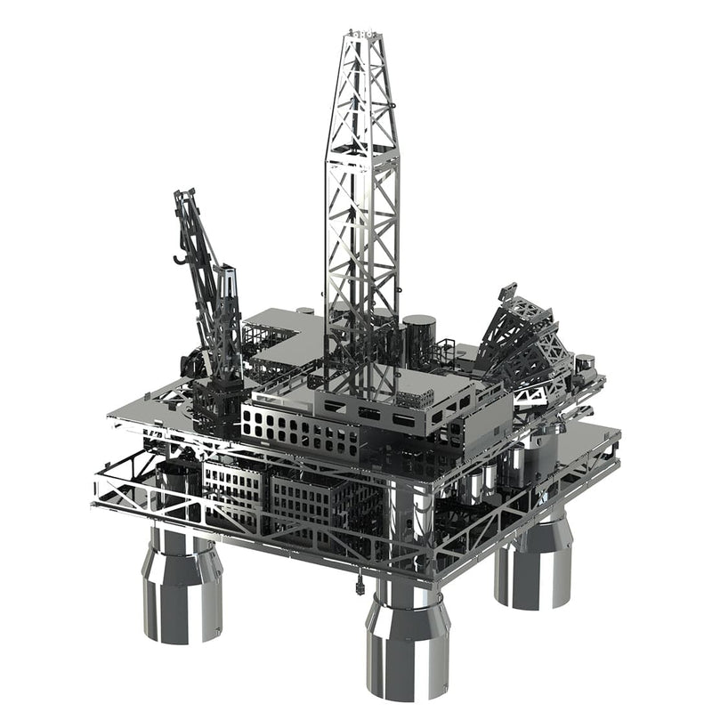 250PCS Offshore Platform 3D DIY Metal Model Building Kit - stirlingkit
