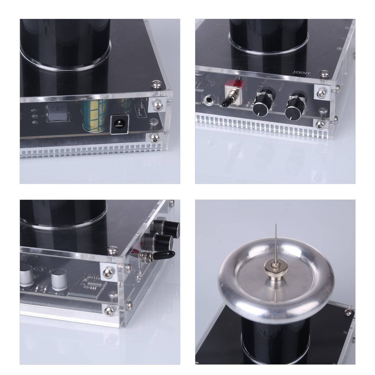 25cm Arc Bluetooth Square Wave PCB Musical Tesla Coil Scientific Experiment Toy- US Plug - stirlingkit