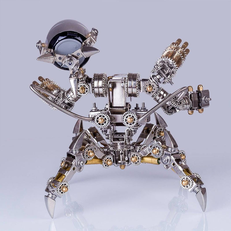 2PCS DIY Stainless Steel Assembly Magnetic Mecha Educational Toy Gift - stirlingkit