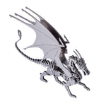 2PCS DIY Stainless Steel Ice Dragon 3D Assembled Model Crafts - stirlingkit