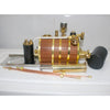 3.7CC Two cylinder Double Acting Steam Engine Model with 200ml Steam Boiler - stirlingkit