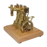 3.7CC Two cylinder Double Acting Steam Engine Model with 200ml Steam Boiler - stirlingkit