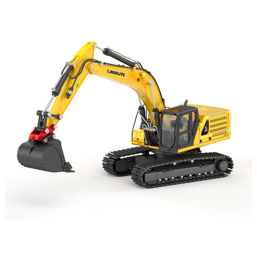 3-in-1 1/18 2.4G Metal RC Heavy-duty Yellow Excavator Model RTR Pre-order - stirlingkit