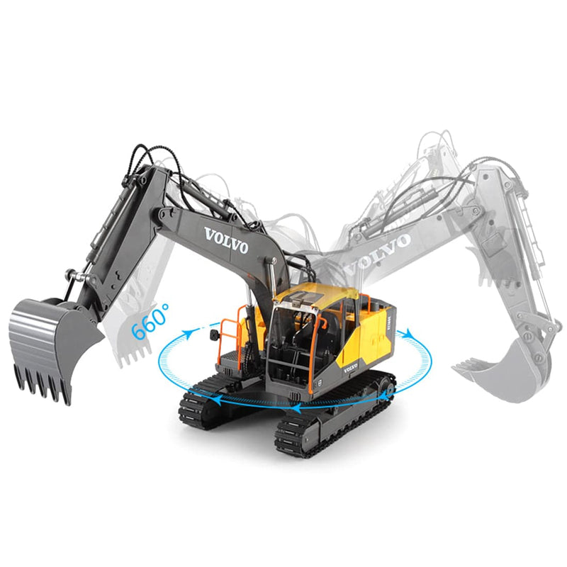 3 in 1 2.4G RC Electric Construction Toy Excavator Navvy Engineering Truck Model Toy - stirlingkit