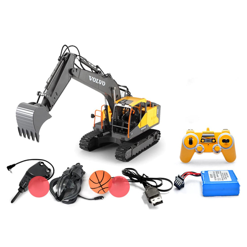 3 in 1 2.4G RC Electric Construction Toy Excavator Navvy Engineering Truck Model Toy - stirlingkit