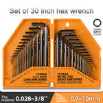 30-in-1 Metric Imperial Hex Key Wrench Set Model Engine Maintenance Tools - stirlingkit