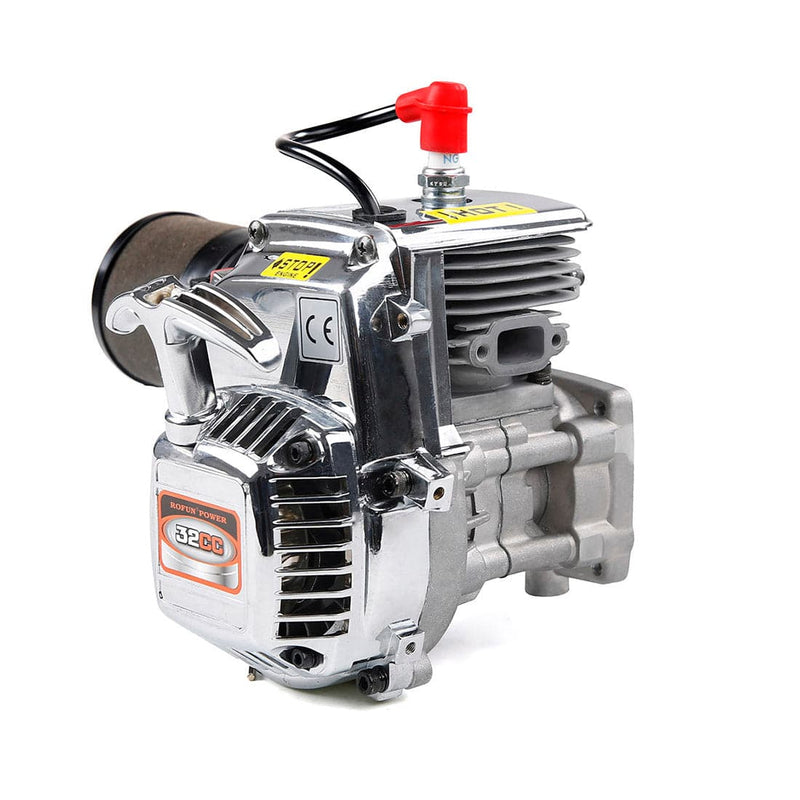 32cc Single-cylinder Two-stroke RC Engine for 1/5 RC Gasoline Model Car Trucks, - stirlingkit