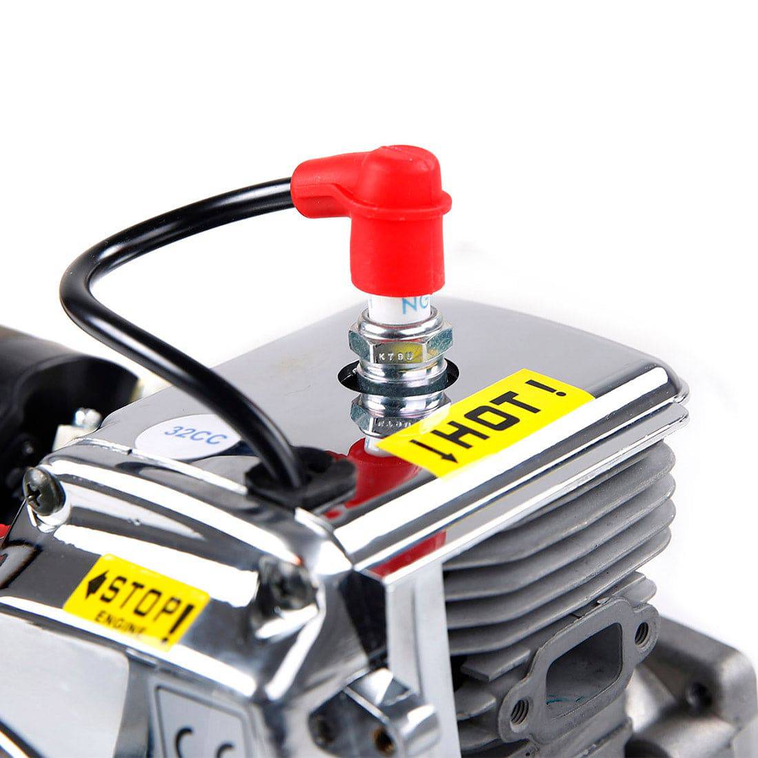 32cc Single-cylinder Two-stroke RC Engine for 1/5 RC Gasoline Model Car ...