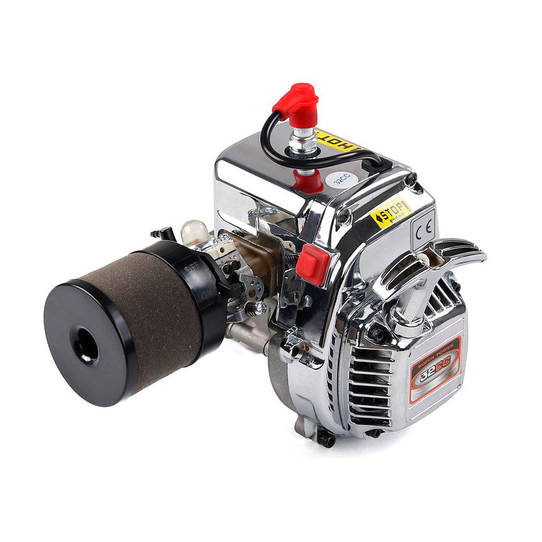 32cc Single-cylinder Two-stroke RC Engine for 1/5 RC Gasoline Model Car ...