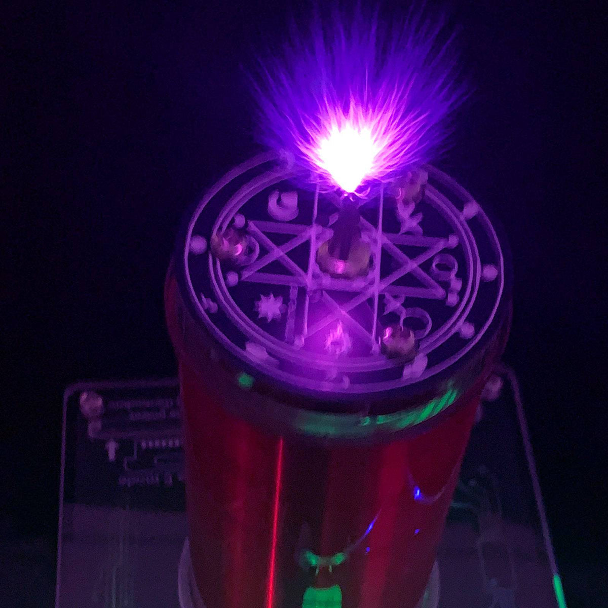 32v DC Bluetooth Square Wave Musical Tesla Coil with 20cm Arc - stirlingkit