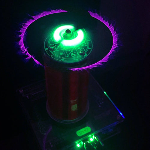 32v DC Bluetooth Square Wave Musical Tesla Coil with 20cm Arc - stirlingkit