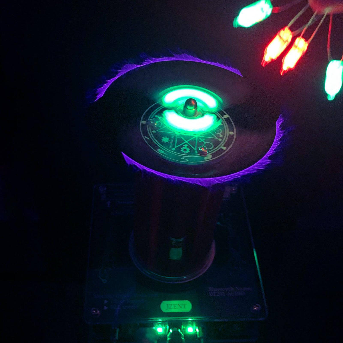 32v DC Bluetooth Square Wave Musical Tesla Coil with 20cm Arc - stirlingkit