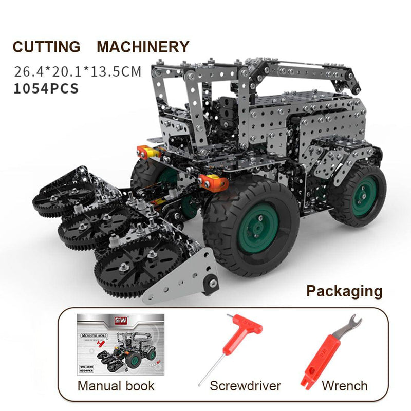 3602PCS DIY Metal Assembly Gear Transmission Agricultural Machinery Combination Educational Toy - stirlingkit