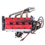 Enjomor 36cc I4 DOHC 4-cylinder Inline Four-stroke Water-cooled Gasoline Engine with Twin Overhead Camshafts for RC Car Boat - stirlingkit