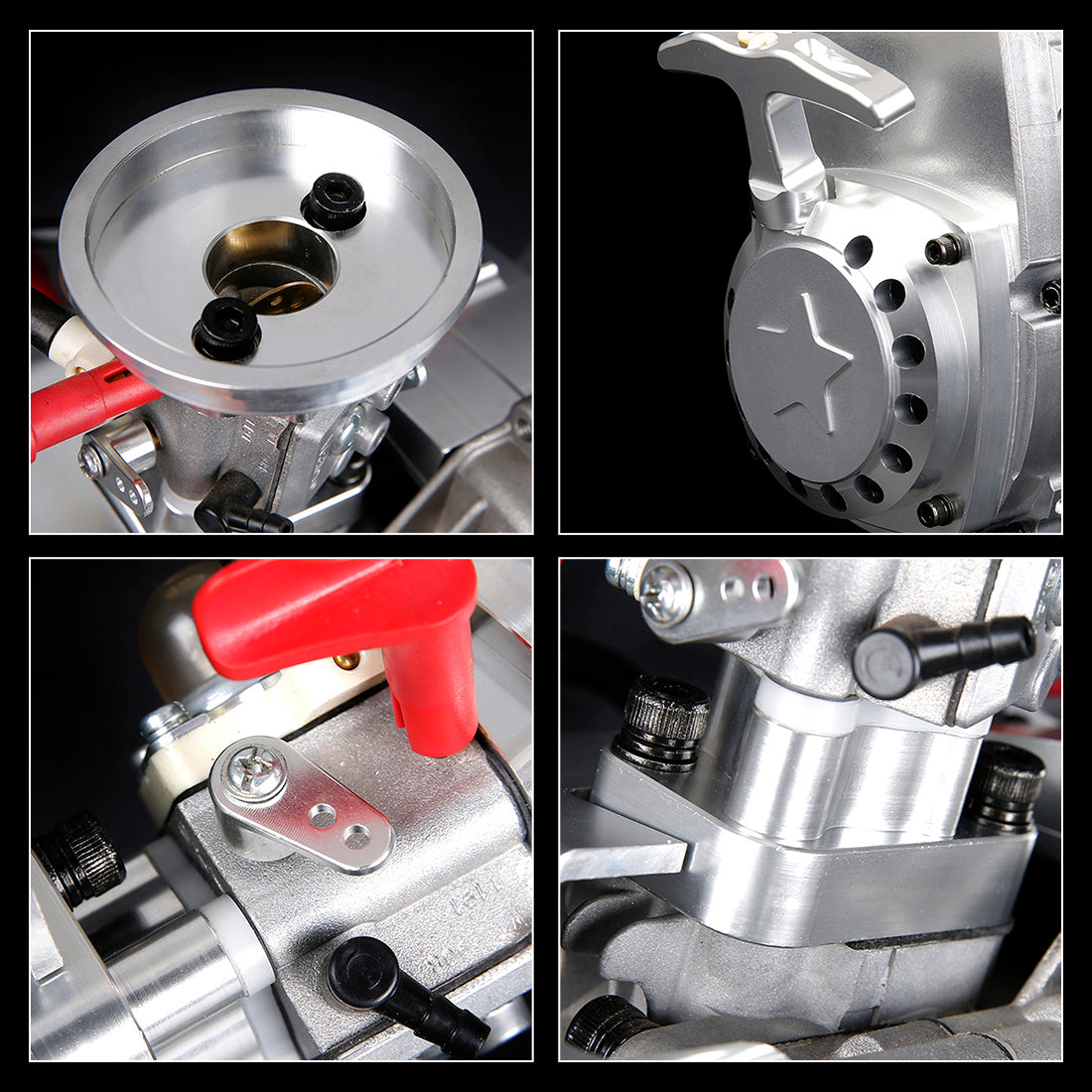 36cc Single-cylinder Two-stroke Double-ring Gasoline Engine Model for ROFUN 1/5 RC Model Car - stirlingkit