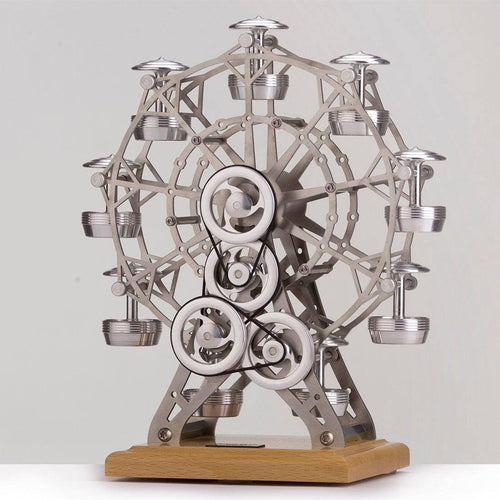 3D Ferris Wheel Stirling Engine Mechanical Model DIY Assembly for Adult - stirlingkit