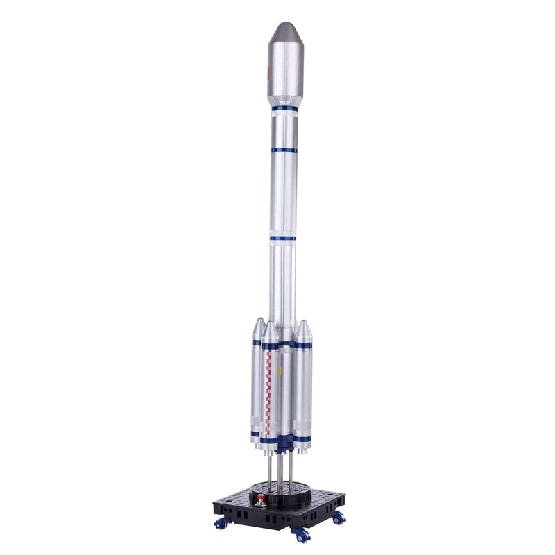3D Metal Assembly 1/140 Chinese Long March 2E Rocket CZ-2E Model Kit Desk Decor - stirlingkit